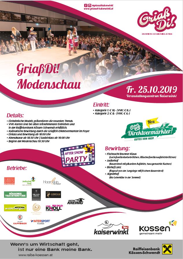 GriaßDi! Modenschau 2019