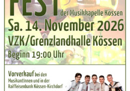 WEINFEST der Musikkapelle KÖSSEN